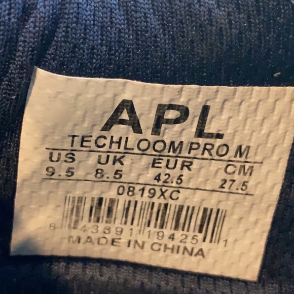 APL Techloom Pro Blue/White Athletic Running Shoes Men's Size 9.5 - Picture 13 of 13